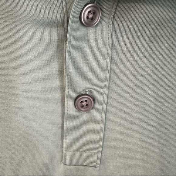Mercer+Mettle Men’s Short Sleeve Stretch Sage Green Jersey Polo Size XL GUC - Picture 4 of 7